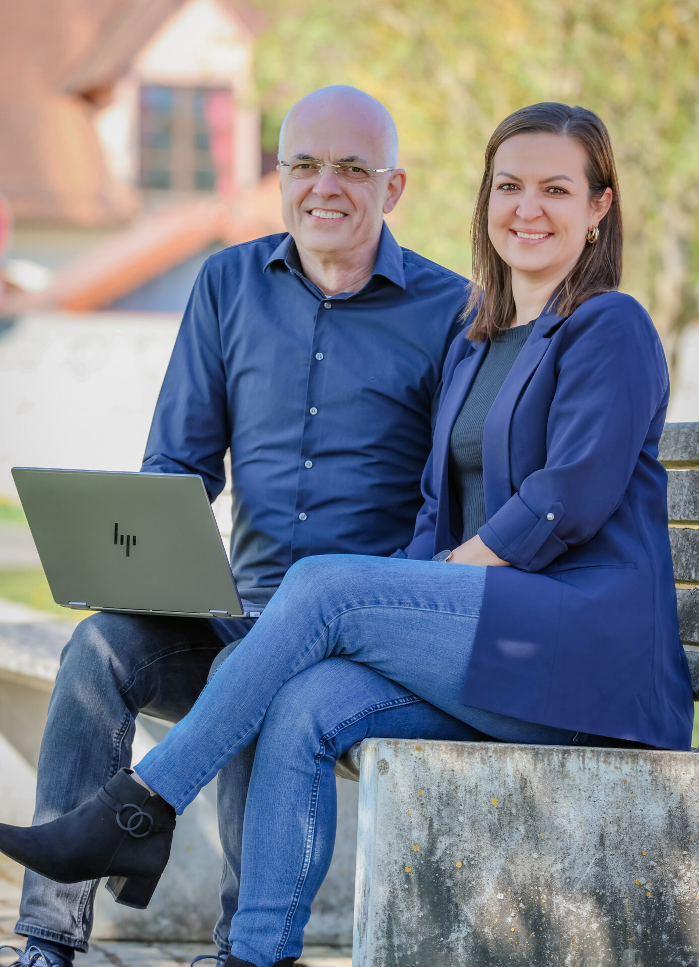 UlfNora mit Laptop